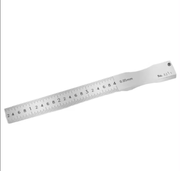 Stainless steel feeler gap gauge for railway measurement