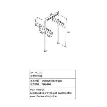 3 step ladder safety handrail for bathroom