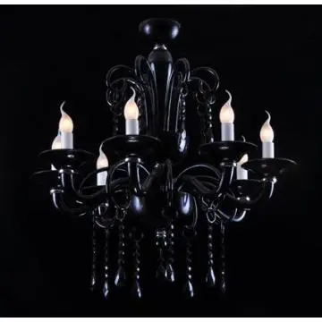 Black European Style Candle Chandelier Lighting MD8005-8