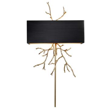 Copper Tree Branch Wall Lamp for Living Room and Bedroom Decoration