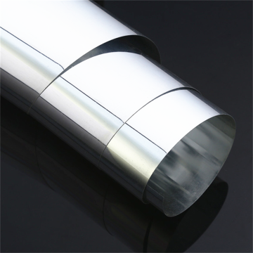 Film Reflektif Metallized Plastik PVC Sheet Rolls