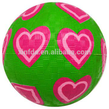 New design custom printing soft rubber ball playground ball