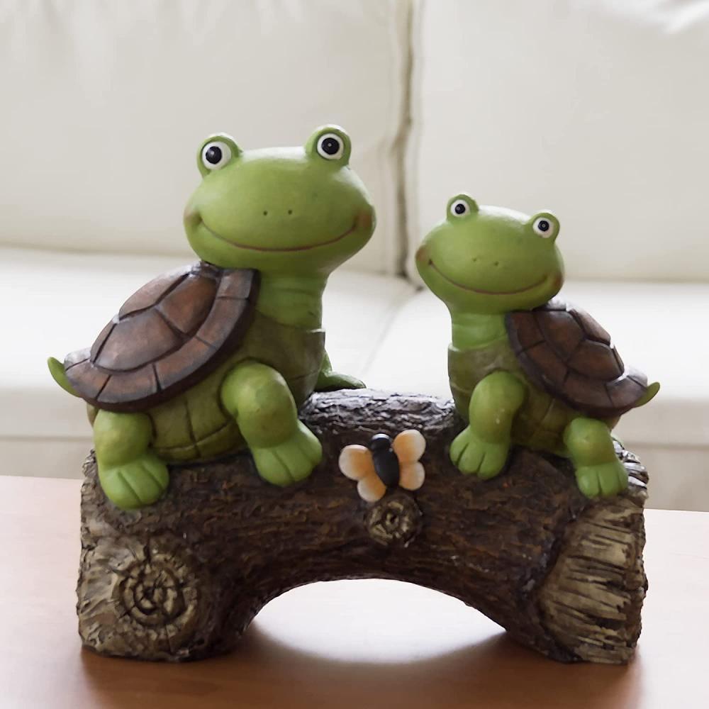 Figurina delle tartarughe statue da giardino