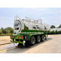 To Middle East 30,000liters 3 BPW Axles Chemical Liquid Semi Trailer For Sale