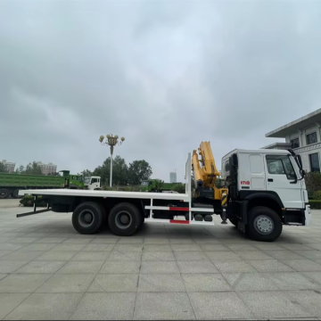 Used 6*4 Folding Telescopic Boom Truck Crane on Howo Chassis (8ton/12ton, 371Hp)