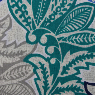 Country style cotton printed plain fabric