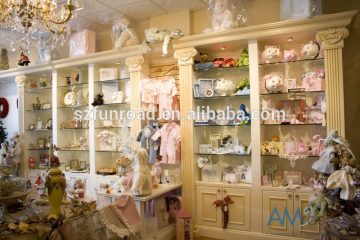 Modern Gift wooden shop display shelves/display showcase