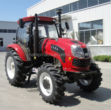 90HP 4WD Farm Tractor with A/C Cabin and 4-Cylinder Perkins Engine