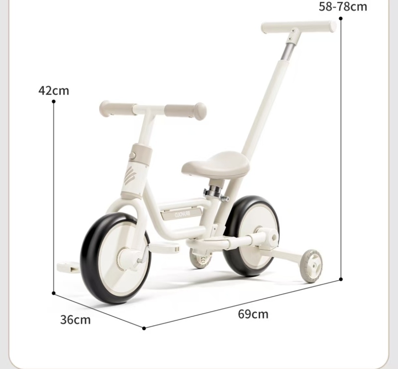 Multi functional children's bicycle
