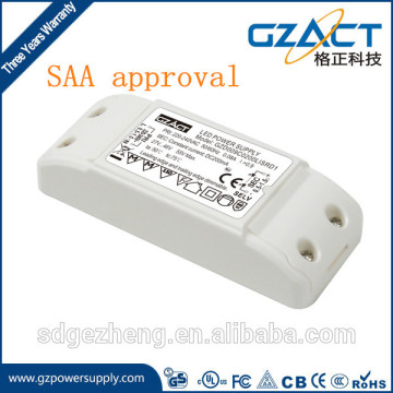 TUV SAA CE constant current 500mA 9W triac dimmable led driver 8w dimmer driver
