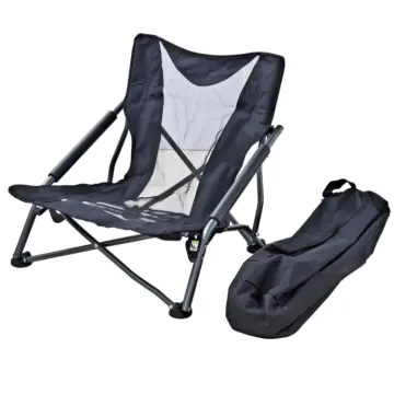 OEM Custom Outdoor Camping Beach Metal Frame 600D Oxford Fabric Portable Folding Fishing Chair