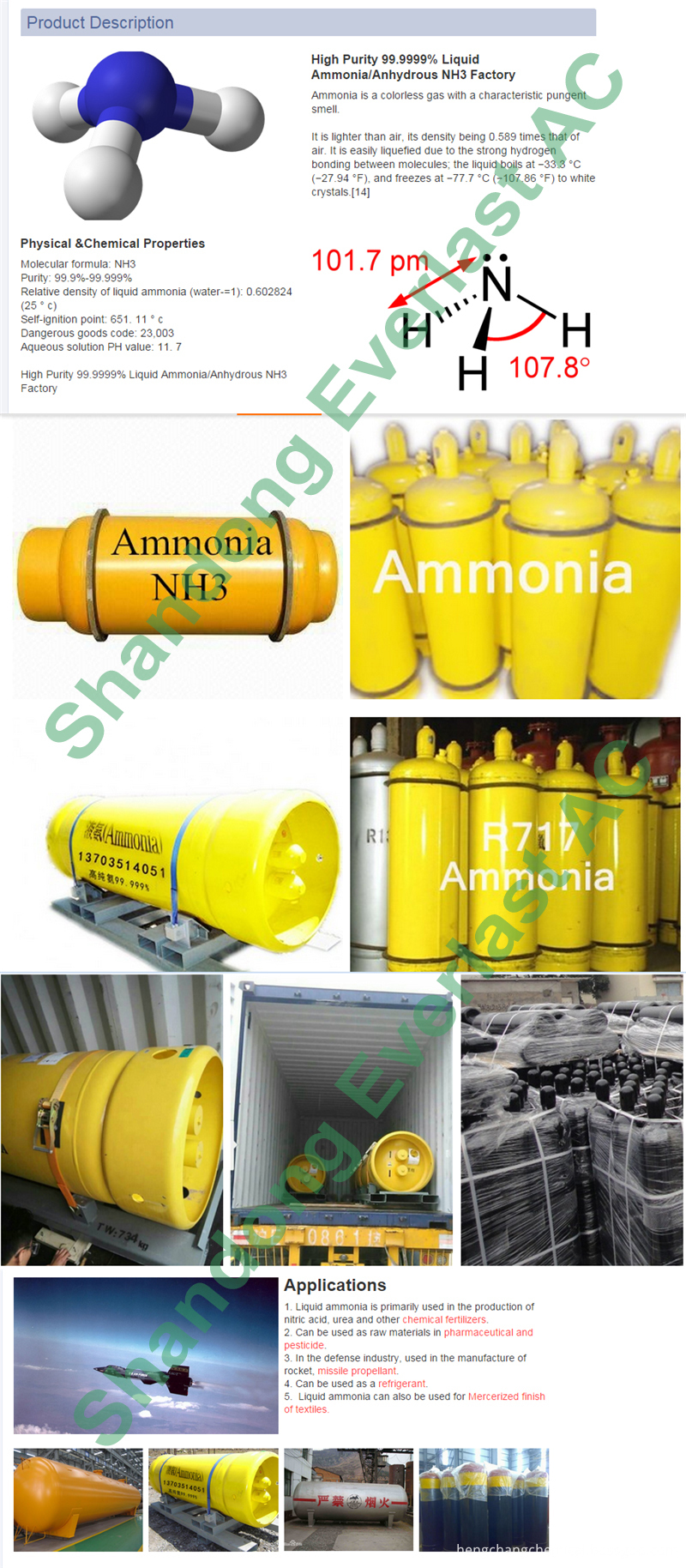 product description-1AMMONIA 