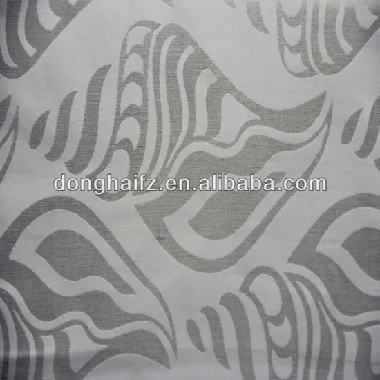 100% cotton burnt-out fabric for tablecloth