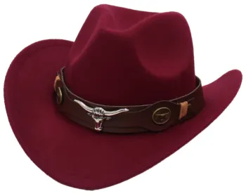 Custom Windproof Versatile Polyester Cowboy Hat - Hot-Selling Unisex Design