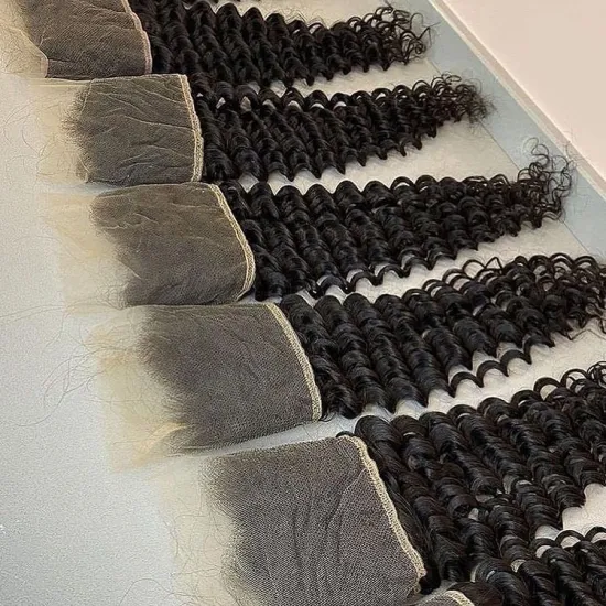 Brazilian Virgin Cuticle Aligned Hair 4x4 2x6 5x5 13x4 13x6 6x6 7x7 360 Swiss Lace Closure And Frontal