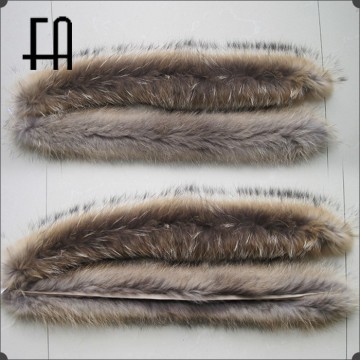 factory directory wholesale price real raccoon fur trim for hood