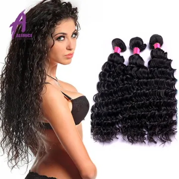 Raw Weaves Bundles Peruvian And Brazilian Human Hair Virgin Cuticle Aligned Hair Bundle