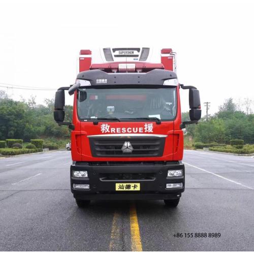 Sinotruk 4x2 Emergency support refrigerated truck