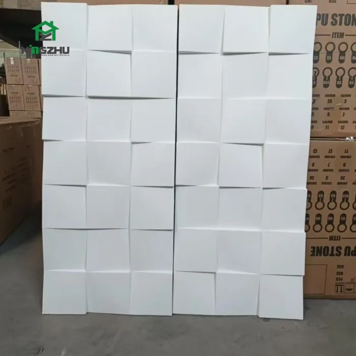 แผงหินเทียม PU ความหนาแน่นสูงการตกแต่งที่ทันสมัย