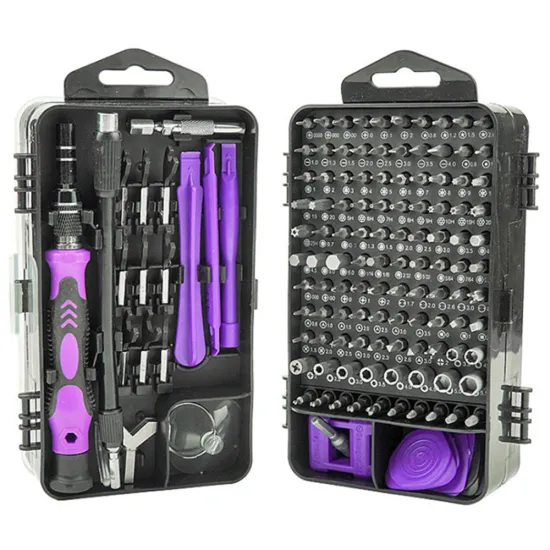 138 In 1 Screw Driver Set Multi-function Precision Driver Bit Magnetic Sqaure Torx Hex Screw Driver Head For Computer PC Mobile