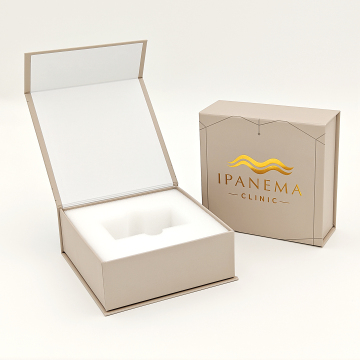 Custom Private Logo Cylindrical Perfume Packaging Gift Box with Plastic Insert