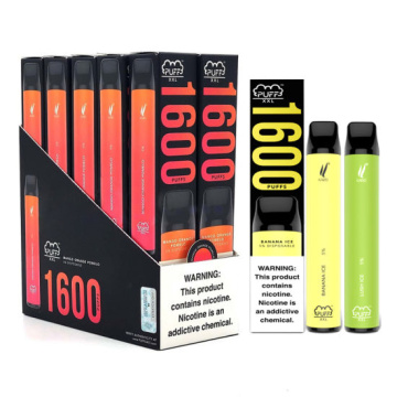 Barra folhada dupla 1600Puffs Vape Pen Interruptor Flavors