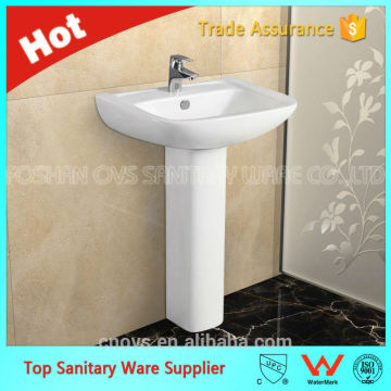 A7103 hot sale best price pedestal basin, art basin