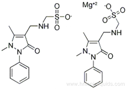 Magnesium,bis[[(2,3-dihydro-1,5-dimethyl-3-oxo-2-phenyl-1H-pyrazol-4-yl)methylamino-kN]methanesulfonato-kO]-,( 57188619,T-4)- (9CI) CAS 63372-86-1