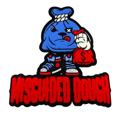 High quality towel embroidery sew on embroidery patches