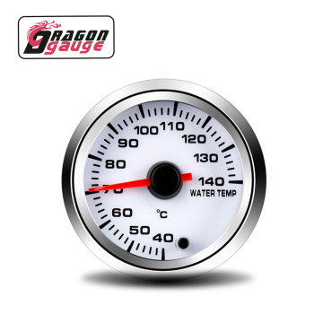 12V 2'' 52mm Car Motorcycle 7 Color 40~140°C Water Temperature Gauge Digital Meters DRAGONGAUGE Pointer (6374)