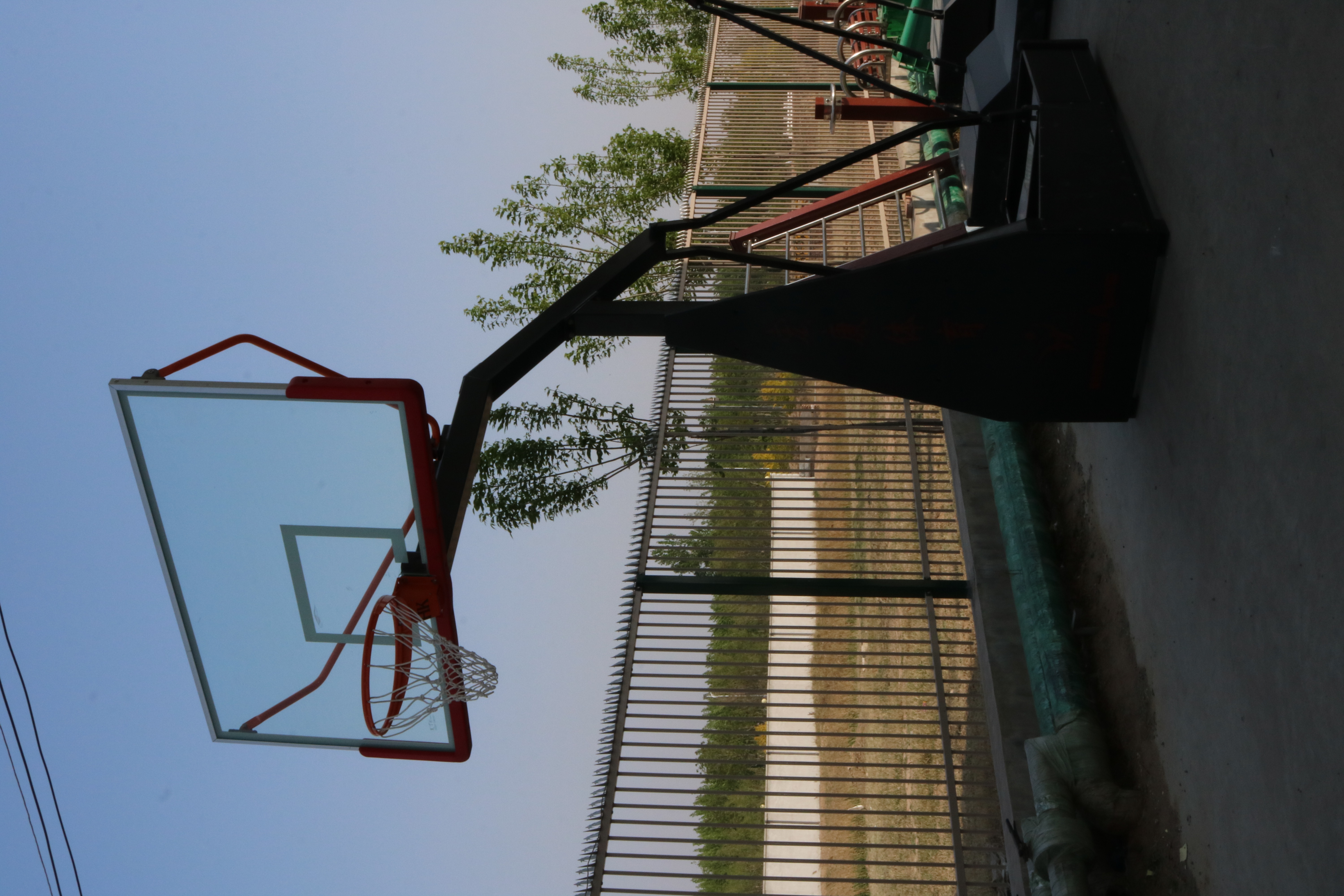 Adjustable Outdoor Basketball Goal System