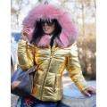 Womens Ladies Quilted Winter Coat