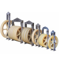 Bundled Conductor Stringing Pulley Block Cable Roller