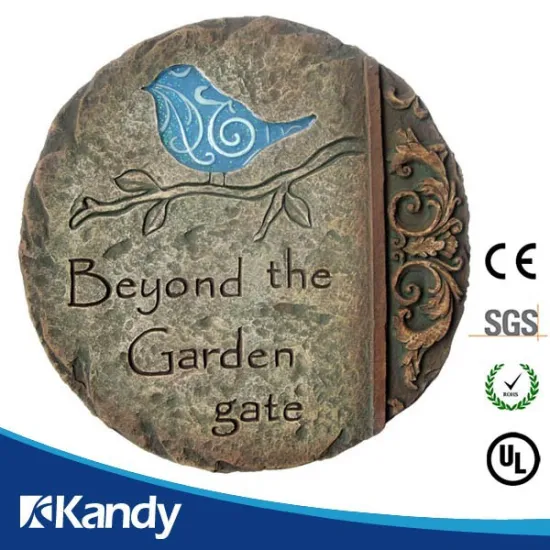 Low MOQ Wholesale customized 2015 decorative garden foot stepping stone