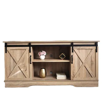 Sliding Barn Doors TV Stand for Home
