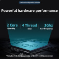 Xcy Intel i7 4500U Core DDR3L Computador industrial