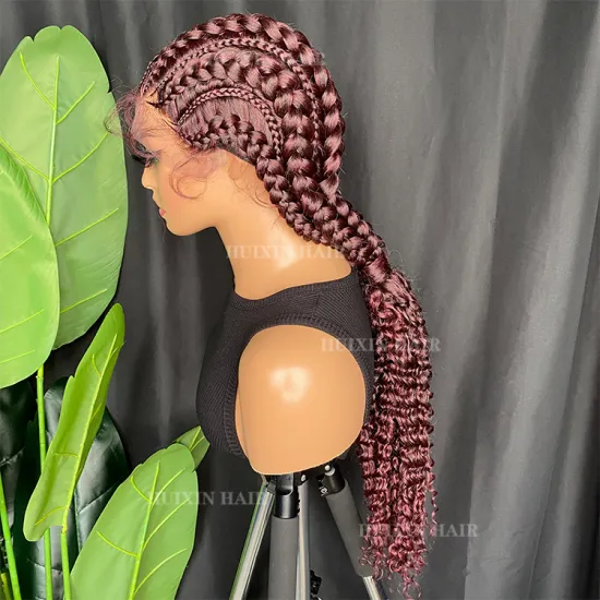 Wholesale High Temperature Synthetic Hair Lace Frontal Wig in Various Colors