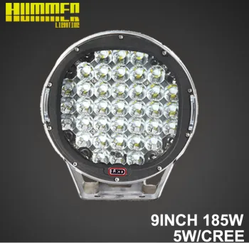Hot sale 185w 12v led driving light KR9185 waterproof IP67 led driving light Headlight Type 12v led work lamp