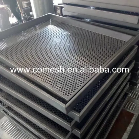 Perforated Stainless Steel Round Hole Drying Tray
