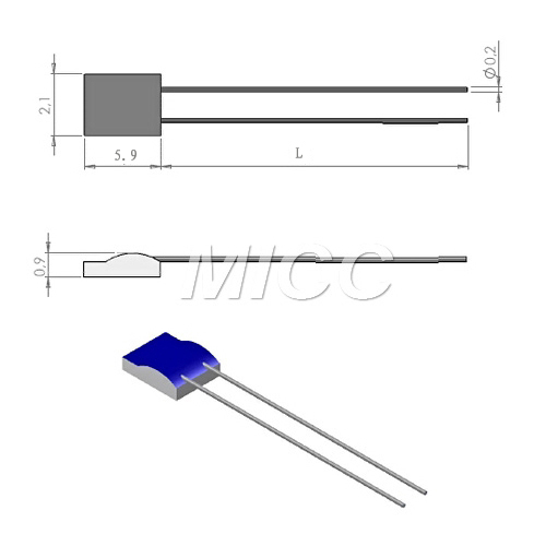 2.1x5.9mm Thin Film