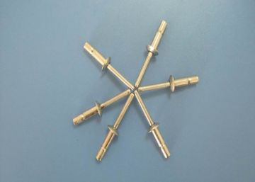Structural Monobolt Pop Blind Rivet Steel / Aluminum , Protruding Head Rivet 6.4mm 4.8mm