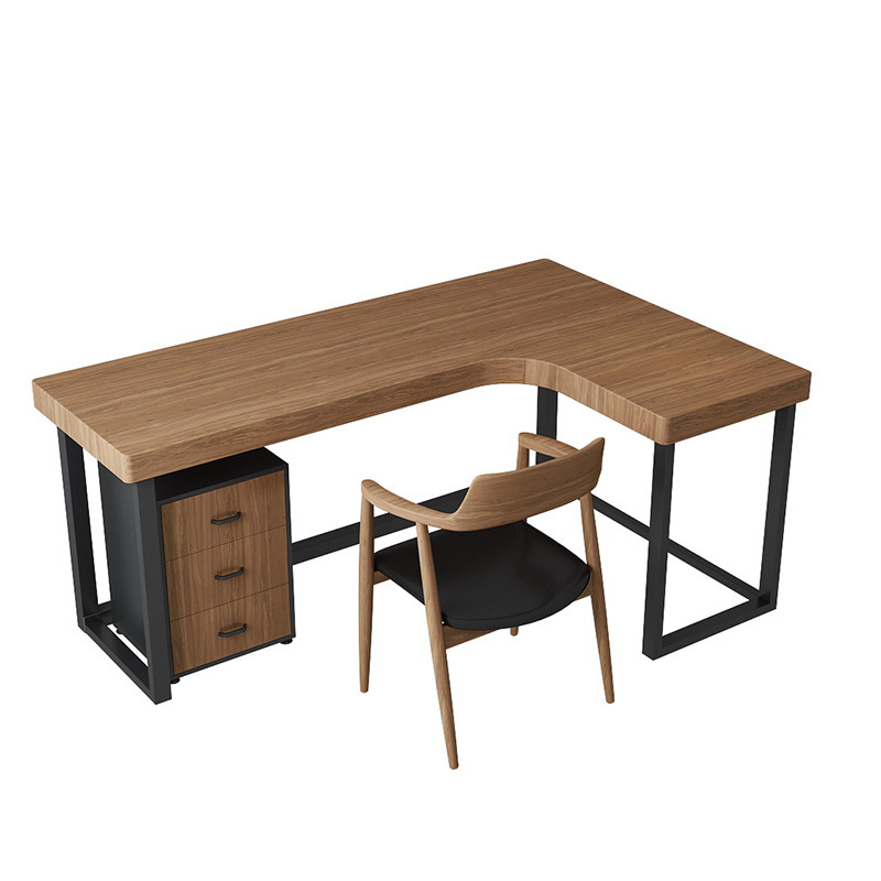 Modern Wood L Shaped Desk