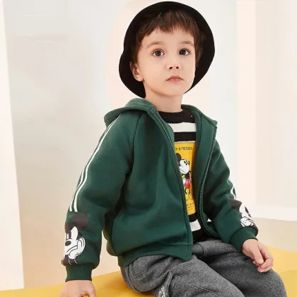 Boys Autumn And Winter Jacket Hooded Top