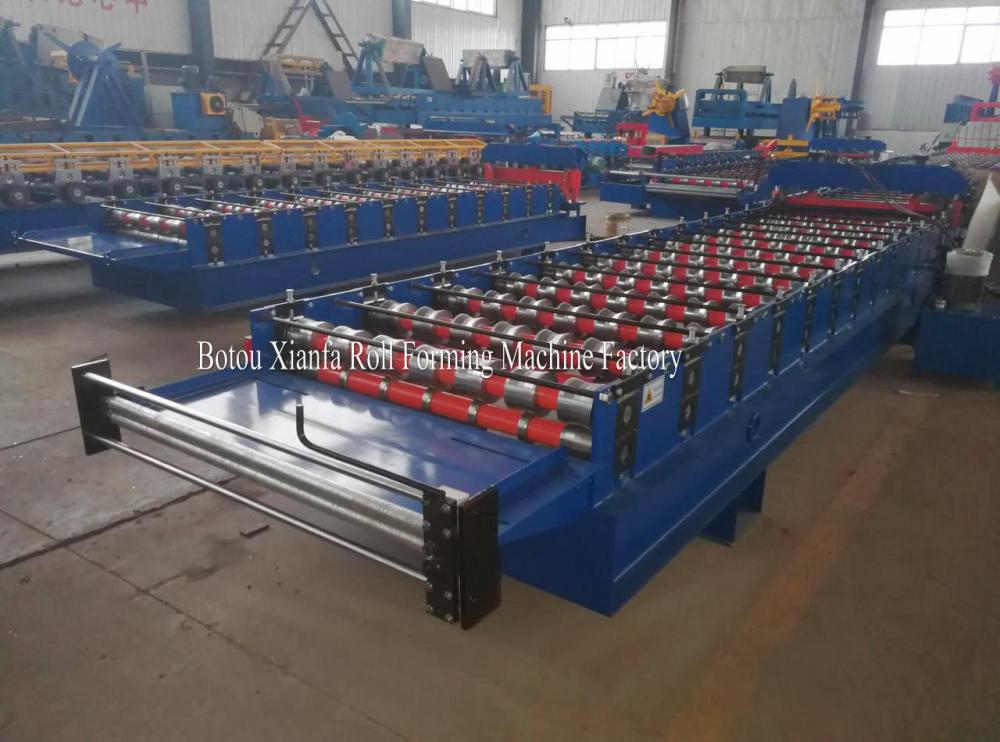 Trapezoidal IBR Sheet Metal Roof Roll Forming Machine