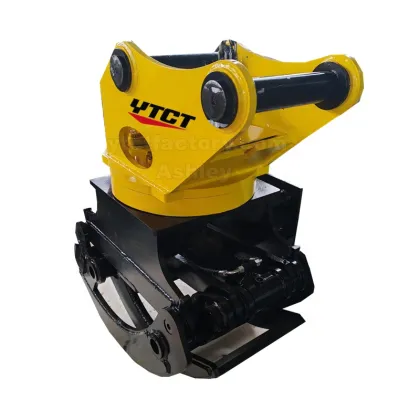 YTCT Hydraulic Log Grapple 360 Degree Rotary Grapples for Excavator