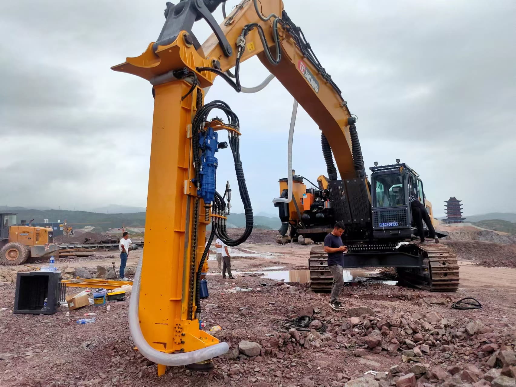well DTH Drill Rig for Deep Hole Applications