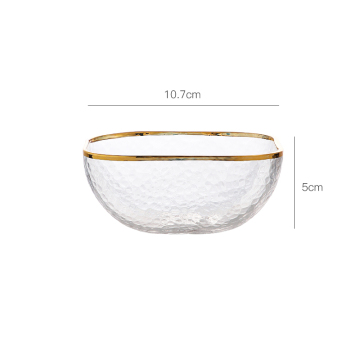Custom Wholesale Glass Bowl Set Dinnerware Beautiful Glass Cherry Dish plates