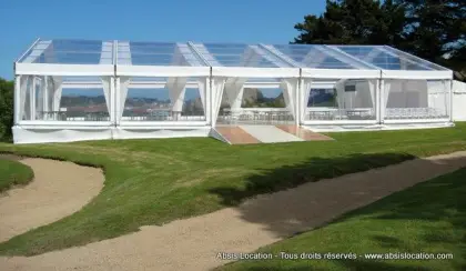 big industrial permanent outdoor event tent