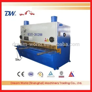 Plate Cnc Cutting Machine Hydraulic Guillotine Shearing Machine(6x4000)
