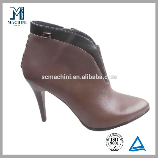 2015 Leather fashion style woman boot for adult